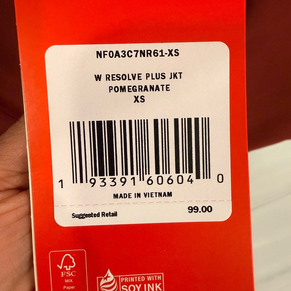 The North Face Resolve Plus Jacket in Pomegranate… - image 3